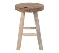 Taburete de 4 patas de teca House Nordic Badia 30x30x45 cm