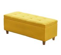 Taburete de almacenamiento plegable otomano con tapa extraíble, gran espacio de almacenamiento que puede contener mantas, zapatos y más, reposapiés multifuncional para sala de estar, dormitorio,