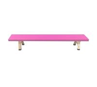 Taburete de baile de madera maciza para estiramiento de ballet y entrenamiento de equilibrio de gimnasia, banco de práctica de alta carga para ejercicios de baile estables