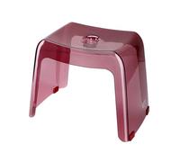 Taburete de baño acrílico transparente - Reposapiés antideslizante para cocina, dormitorio y sala de estar - Taburete moderno y elegante para un fácil acceso y diseño elegante