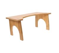 Taburete de baño de bambú para adultos, cómodo banco de madera que ahorra espacio para un fácil acceso, ideal para uso doméstico, ducha y relajación