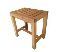 Taburete De Baño De Madera De Roble Resistente Al Agua For Ancianos, Silla De Baño, Banco De Ducha, Asiento De Ducha De Madera Antideslizante For Adultos, Bañera, Spa, Cambio De Zapatos, Taburete