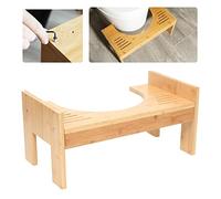Taburete de baño potty WC Taburete de bambú,para adultos y niños,Haz que la sentadilla sea cómoda