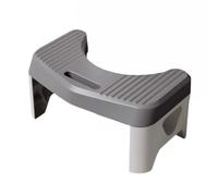 Taburete de baño, reposapiés en Cuclillas, Postura Correcta para el baño, antiestreñimiento, Cura para Resultados más saludables, reposapiés de plástico, Bandeja portátil (Naranja)