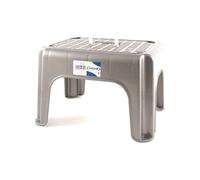 Taburete De Baño Tontarelli 8101194153 Dumbo Gris, 39 X 30 X 24 Cm