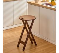 Taburete De Bar 43/60cm Altura Del Asiento Taburete Plegable Portatil Taburete Cocina Ahorra Espacio Taburete Alto De Cocina Asa Integrada Fácil De Transportar Para Cocinas Bares Cafeterías(L)