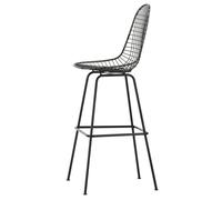 Taburete de bar alto Eames Wire Negro