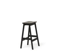 Taburete de Bar Angle Standard 65 Haya Teñida de Negro