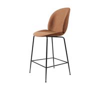 GUBI Taburete bar Beetle Flanay Upholstered bajo Around bouclé 032-black
