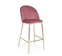 Taburete de bar Carry Velvet Blush
