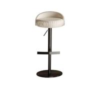 Taburete de bar de comedor Silla de bar elevadora alta Feeling(Blanco)