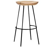Taburete de bar de madera, silla de bar de dibujo industrial, altura de mostrador para comedor, taberna, cafetería, patio, sala de estar, oficina