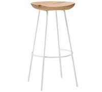 Taburete de bar de madera, silla de bar de dibujo industrial, altura de mostrador para comedor, taberna, cafetería, patio, sala de estar, oficina
