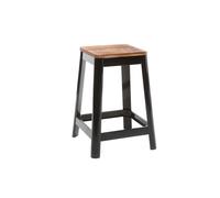 Taburete de bar diseño negro A65cm NICK