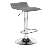 Taburete de bar dyn tapizado de cuero sintético 38x36x87 cm