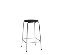 Taburete de Bar High Dot H65 Cromo/Madera de Fresno