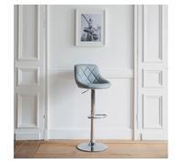 Taburete de bar jasper 48×46×106 cm color gris