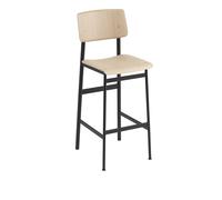 Taburete de Bar Loft Roble/ Negro . 108,5