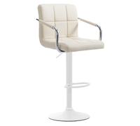 Taburete de bar lucy v2 en cuero sintético 112x54x46 cm