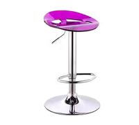 Taburete de bar moderno de altura ajustable, base de metal giratoria de 360 grados, muebles elegantes de cocina y sala de estar, barra azul, diseño ergonómico