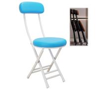 Taburete de bar plegable con respaldo, silla de cocina compacta, taburete de desayuno que ahorra espacio para comedor, sala de estar, escritorio, balcón