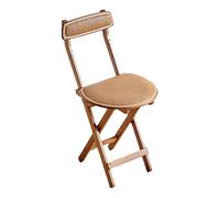 Taburete de bar plegable, taburete de altura ajustable con respaldo, silla de comedor plegable para isla de cocina, oficina, jardín, no requiere montaje