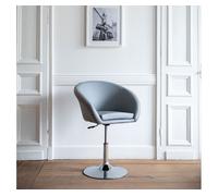 Taburete de bar polipiel gris gabin