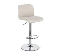 Taburete de bar Rafael Cromo-Beige