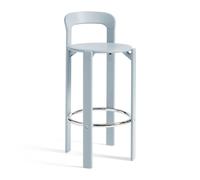 Taburete de bar Rey H75 azul pizarra de