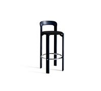 Taburete de Bar Rey H75 con Asiento Tapizado Deep Blue Water