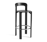 Taburete de bar Rey H75 Negro intenso