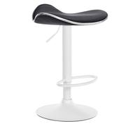 Taburete de bar shanghai simil cuero negro 45x45x71 cm