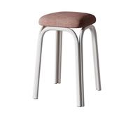 Taburete de bar sin respaldo apilable acolchado para interiores y exteriores, cocina, sala de recreo