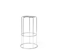Taburete de bar Wire VP16 H75 en acero inoxidable