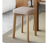 Taburete de cocina apilable de madera con suave Cush - Taburetes de bar modernos de altura de mostrador de granja para isla de cocina y mesa de comedor para el bar en casa