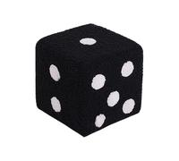 Taburete de dados - Min,i Cube Taburete pequeño | Taburete de pie al simple | Taburete de pie con diseño de dados | Taburete extraíble y lavable para un cambio cómodo de zapatos | Tamaño