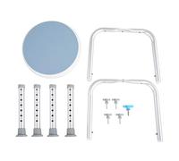 Taburete de Ducha, Ajustable 7 Engranajes Asiento de Seguridad Giratorio de 360 ° Asiento de Bañera con Taburete de Ducha para Tener Problemas de Movilidad Cuando Está en la Ducha o el