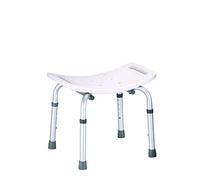 Taburete de Ducha ANTIDESLIZANTE con Asiento Ergonómico Silla de Ducha Aluminio Regulable en Altura Ligero