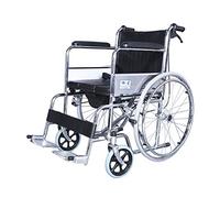Taburete de ducha de baño plegable, asiento de inodoro de aleación de aluminio, ajustable sobre inodoro y mesita de noche, viene con cubo/tapa para personas mayores discapacitadas ancianos embarazadas