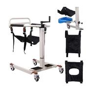 Taburete de ducha Elevador de pacientes Silla de ruedas para traslado a casa Elevador para personas mayores Silla de traslado con asiento acolchado Silla de ruedas de transporte de cuerpo complet