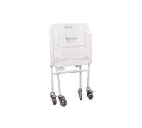 Taburete de Ducha - Silla de Ducha - Taburete de Ducha Plegable - Silla de Ducha - Asiento de Ducha - Silla de Ducha Plegable con Ruedas - un asa para facilitar el Transporte
