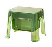 Taburete De Ducha - Silla Portátil De Baño Transparente Con Contenedor, Taburete De Baño, Silla De Baño | Asiento Multiuso De Material PET Para Ducha, Mesita De Noche De Cocina, Esquina De