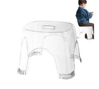 Taburete de ducha transparente | Taburete transparente impermeable y antideslizante - de baño, asiento, banco de esquina para cuarto de baño, mesita de noche, pequeños espacios de ducha, taburete tra