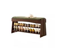Taburete De Entrada Taburete Retro De Madera Maciza For Puerta De Casa, Taburete For Cambiar Zapatos, Vestíbulo, Entrada, Bolsa Suave, Cojín, Taburete De Almacenamiento Taburete Para Cambiar Zapatos