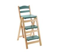 Taburete de escalera plegable resistente, escalera antideslizante, capacidad de 330 libras, diseño de ahorro de espacio para el hogar, cocina, oficina, viajes en caravana, pedal ancho para mayor