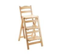 Taburete de escalera plegable resistente, escalera antideslizante, capacidad de 330 libras, diseño de ahorro de espacio para el hogar, cocina, oficina, viajes en caravana, pedal ancho para mayor