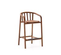 Taburete de exterior Turqueta en madera maciza de teca 100% FSC, altura 65 cm
