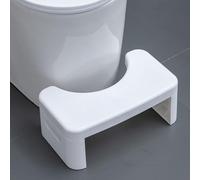 Taburete de inodoro, escalones de asistencia para inodoro, taburete de inodoro para baño, taburete de inodoro plegable, se adapta a todos los inodoros, se pliega para un fácil almacenamiento (blanco)