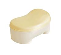 Taburete de inodoro for adultos en cuclillas, taburete de caca for baño | Hecho de material PP, puede soportar hasta 50 libras y es adecuado for uso en el baño.(Yellow)