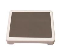 Taburete de inodoro, taburete antideslizante para adultos, reposapiés de apoyo estable para hotel, apartamento, dormitorio, alquiler debajo de escritorios, cocina